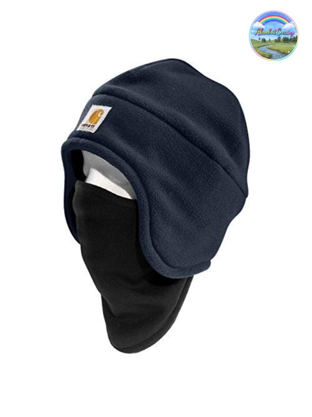 Fleece 2-in-1 Cold Weather Hat with Face Mask FastDry